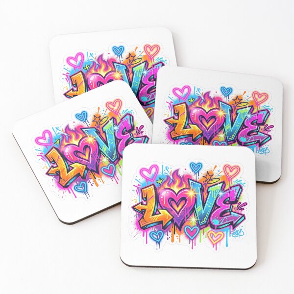 Item preview, Love Graffiti Blast – Street Art Heart 2 designed and sold by RH Design Lab.
