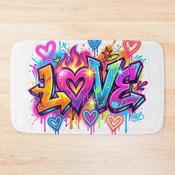 Item preview, Love Graffiti Blast – Street Art Heart 2 designed and sold by RH Design Lab.