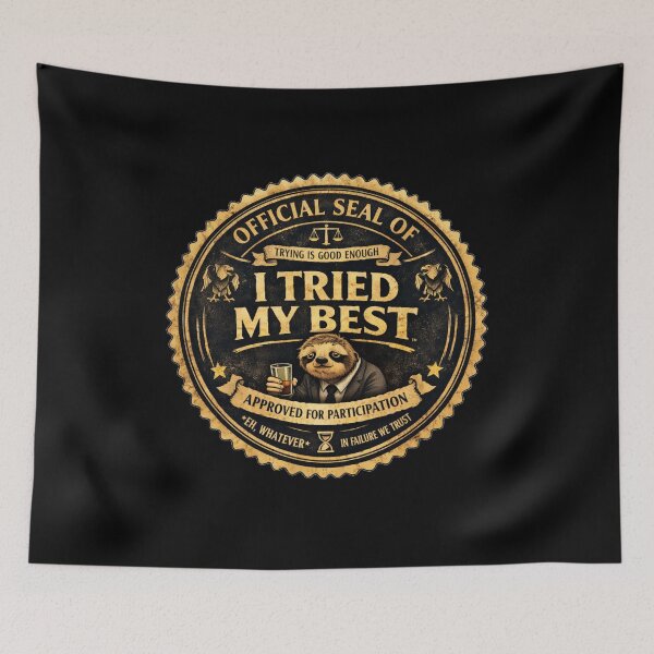 Item preview, Official Seal of Acceptable Failure – Seal Edition designed and sold by GibasVisuals.