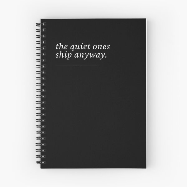 Item preview, The Quiet Ones Ship Anyway · Introvert Quote · Quiet Confidence · Literary Minimalist Typography designed and sold by Nuiicha65.