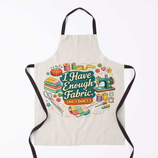 Item preview, I Have Enough Fabric (No, I Don’t) – Funny Sewing & Quilting Design designed and sold by blankTeeShirt.