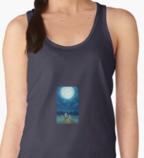 Peanuts Snoopy and Charlie Brown Quiet Time at the Lake Women's Tank Top