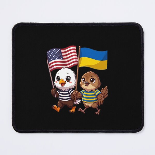 Item preview, the American eagle and its friend the Ukrainian nightingale designed and sold by SE213.