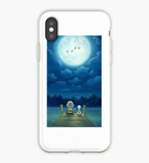 Peanuts Snoopy and Charlie Brown Quiet Time at the Lake iPhone Case
