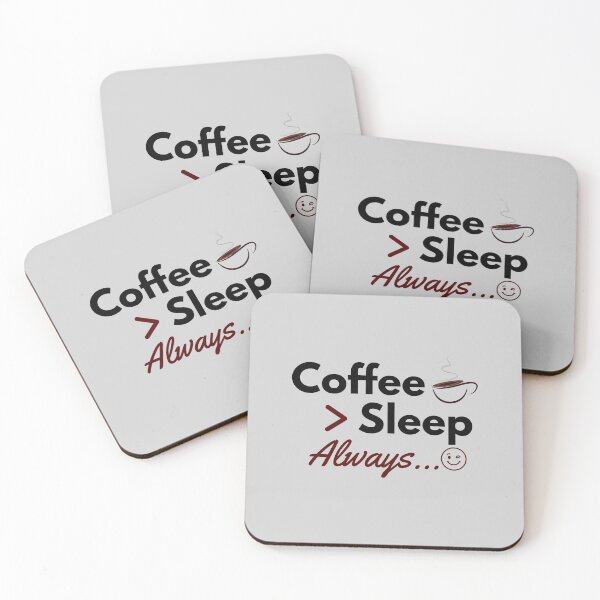 Item preview, Coffee Greater Than Sleep Always – Funny Coffee Lover Shirt | Coffee Humor & Caffeine Life      designed and sold by FCA SIR MERCH .
