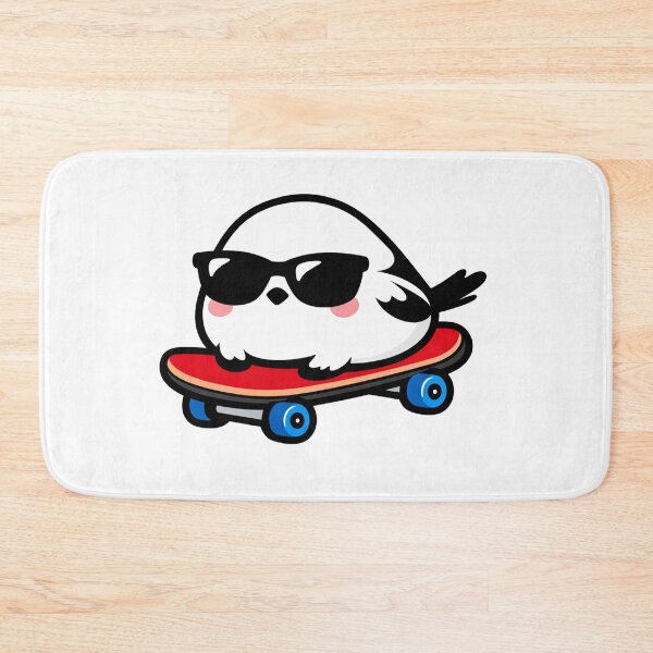 Item preview, Cool Skating Bird Kawaii Funny Cute Animal on Skateboard designed and sold by Owcomm.