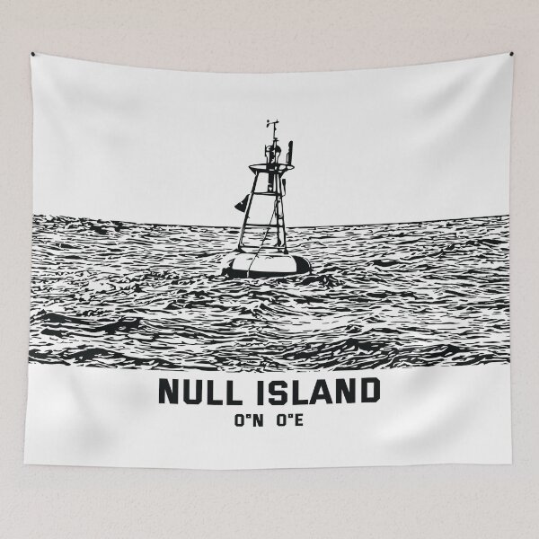 Item preview, Null Island 0°N 0°E designed and sold by Lakeric Cityscapes.