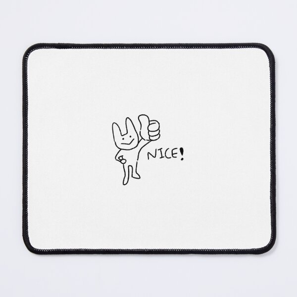Item preview, Nice Cat Sticker – Thumbs Up Cat Doodle, Cute Approval Reaction Illustration designed and sold by lazydayz16.