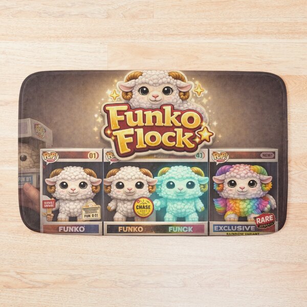 Item preview, Fun Flock Collectible Crew | Funko Flock Parody designed and sold by Thpoar.