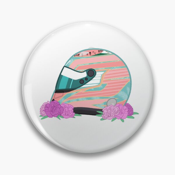 Item preview, Sergio Perez 2026 Miami Helmet With Flowers  designed and sold by OriDraws.