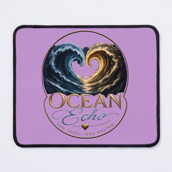 Item preview, Ocean Echo Romantic Ocean Waves Love Design designed and sold by JagrDesigns.
