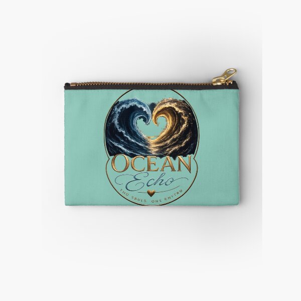 Item preview, Ocean Echo Romantic Ocean Waves Love Design designed and sold by JagrDesigns.