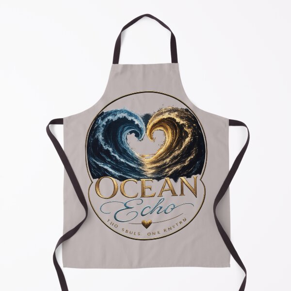 Item preview, Ocean Echo Romantic Ocean Waves Love Design designed and sold by JagrDesigns.