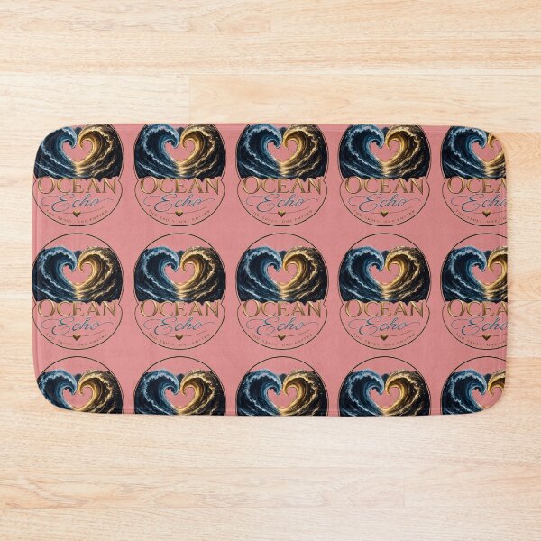 Item preview, Ocean Echo Romantic Ocean Waves Love Design designed and sold by JagrDesigns.
