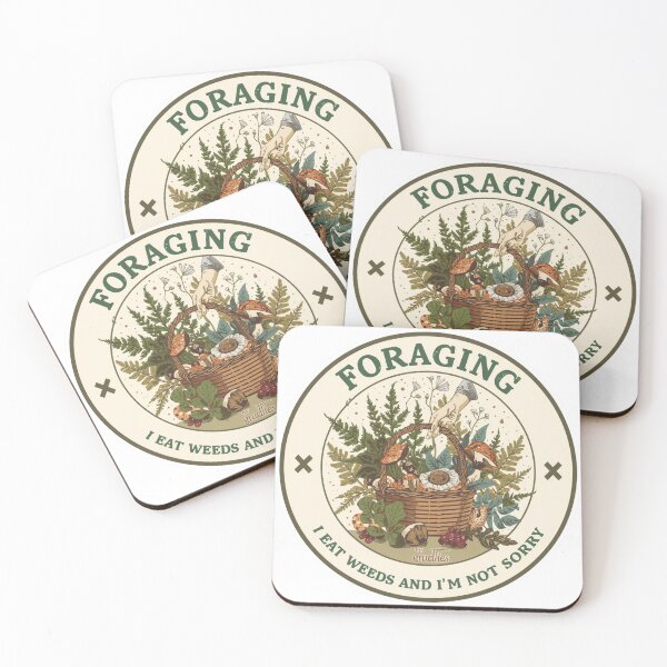 Item preview, Foraging Club - I Eat Weeds and I'm Not Sorry Vintage Badge designed and sold by SandiCreative.