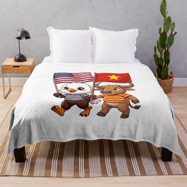 Item preview, the American eagle and its friend the Vietnamese water buffalo designed and sold by SE213.
