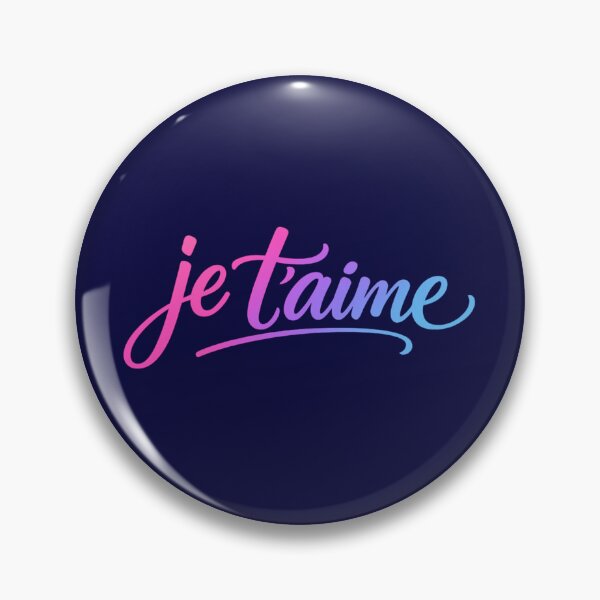Item preview, Je T’aime French Love Quote Minimal Typography Shirt designed and sold by EchoPrint Co..