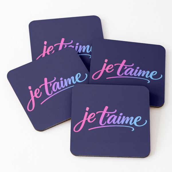 Item preview, Je T’aime French Love Quote Minimal Typography Shirt designed and sold by EchoPrint Co..