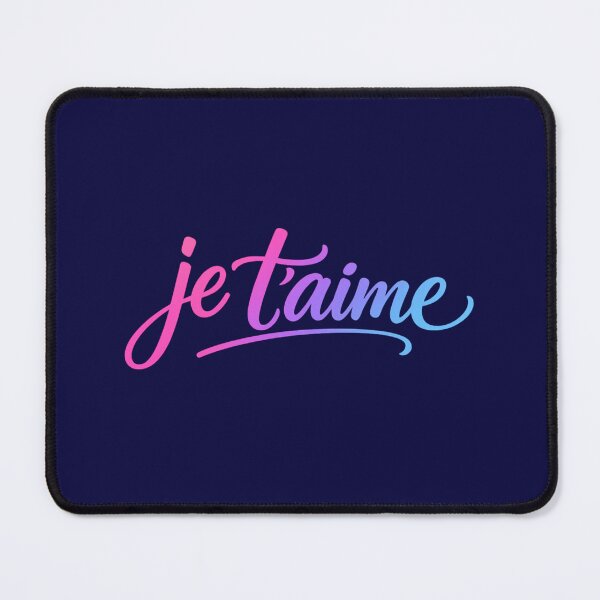 Item preview, Je T’aime French Love Quote Minimal Typography Shirt designed and sold by EchoPrint Co..