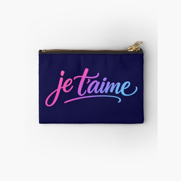 Item preview, Je T’aime French Love Quote Minimal Typography Shirt designed and sold by EchoPrint Co..
