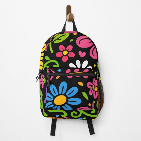 Item preview, Colorful Folk Floral Doodle Garden designed and sold by blankTeeShirt.