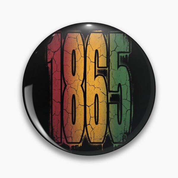 Item preview, Vintage Distressed 1865 Juneteenth Pan African Colors designed and sold by TeNovaStudio.