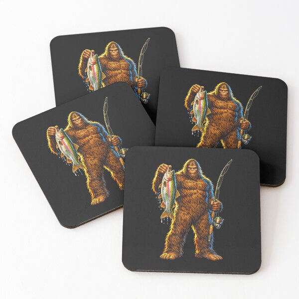 Item preview, Funny Bigfoot Sasquatch Fishing Outdoor Camping Father's Day designed and sold by FrankIsabel.