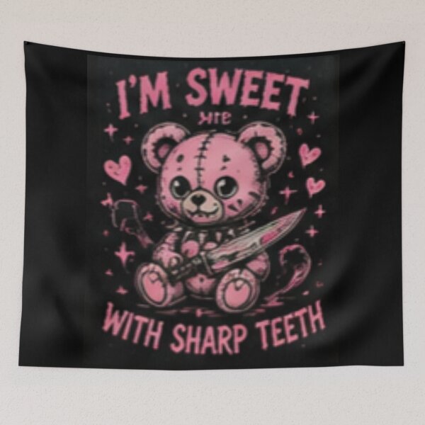 Item preview, I'm sweet with sharp teeth  designed and sold by Dead static.