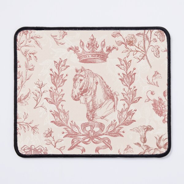 Item preview, Classy Elegant Vintage Pink Horse Equestrian Floral Toile designed and sold by tanjica.