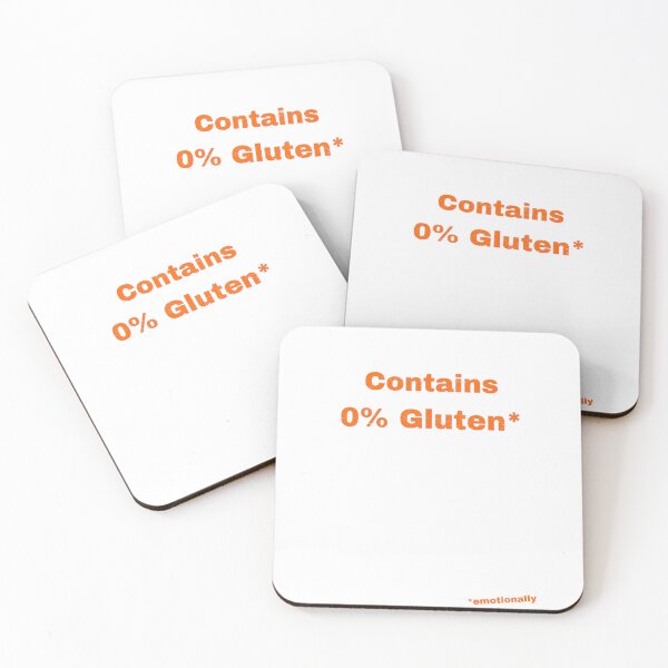 Item preview, Contains 0% Gluten designed and sold by Pop, Culture and Stuff.