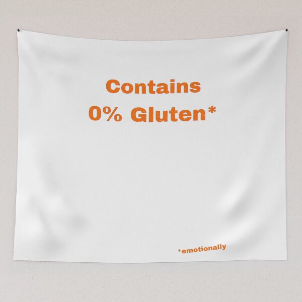 Item preview, Contains 0% Gluten designed and sold by Pop, Culture and Stuff.