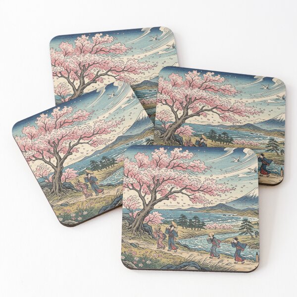 Item preview, Cherry blossom landscape designed and sold by The King's general goods.