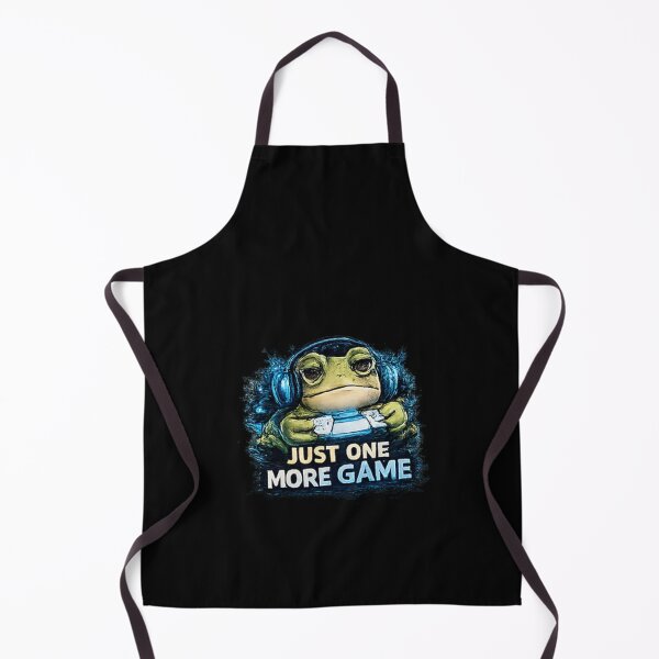 Item preview, Just One More Game – Cozy Gamer Frog designed and sold by Hobby-up.
