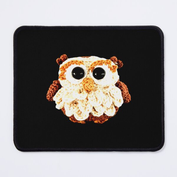 Item preview, Big Eyed Owl Cute Crochet Amigurumi Bird designed and sold by ChemiCrocheting.