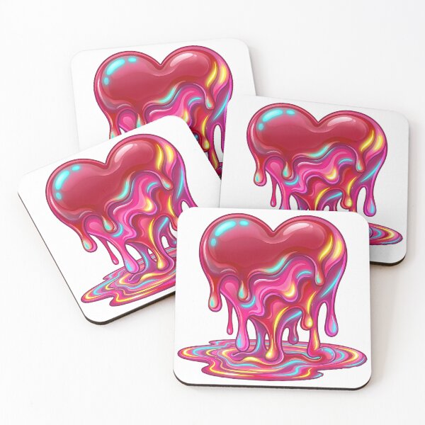 Item preview, Melting Love Heart – Liquid Neon Romance 3 designed and sold by RH Design Lab.