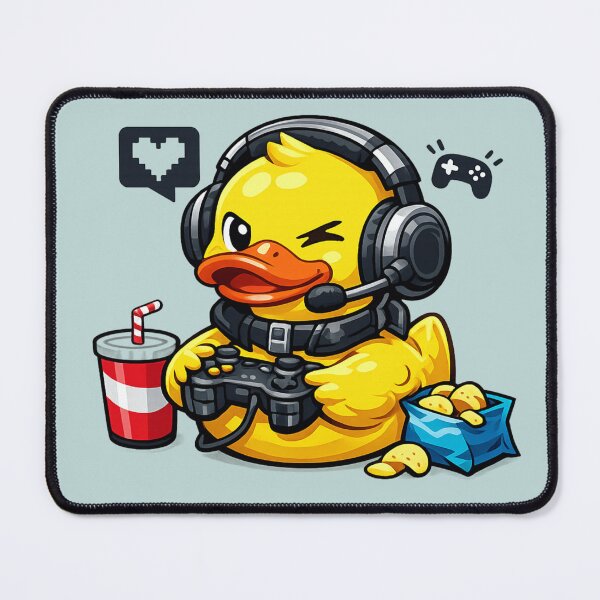 Item preview, Rubber Duck Gamer designed and sold by BROHLine Studio.