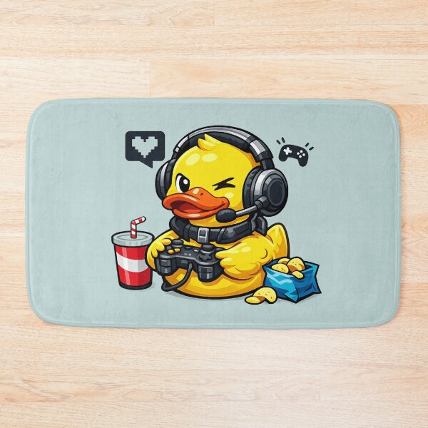 Item preview, Rubber Duck Gamer designed and sold by BROHLine Studio.