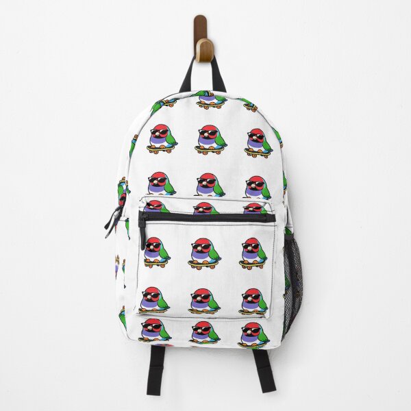 Item preview, Cool Skateboarding Lovebird Parrot with Sunglasses Cartoon designed and sold by Owcomm.