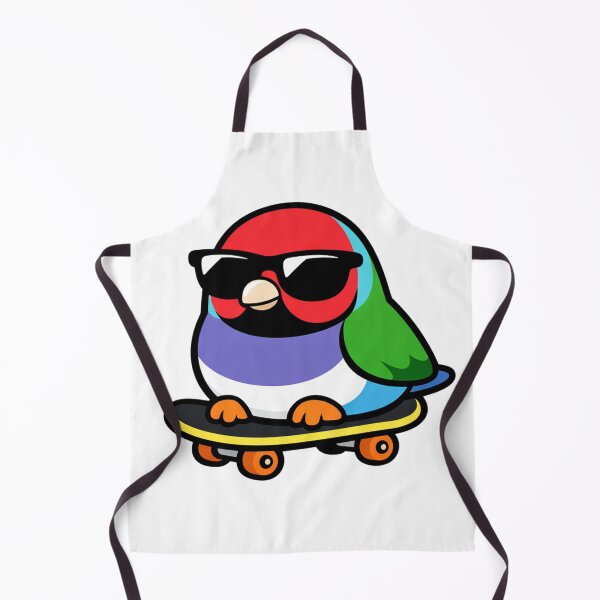 Item preview, Cool Skateboarding Lovebird Parrot with Sunglasses Cartoon designed and sold by Owcomm.
