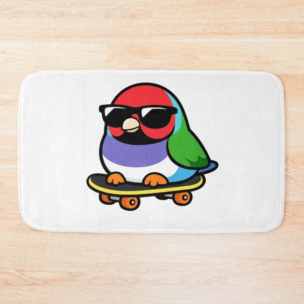Item preview, Cool Skateboarding Lovebird Parrot with Sunglasses Cartoon designed and sold by Owcomm.