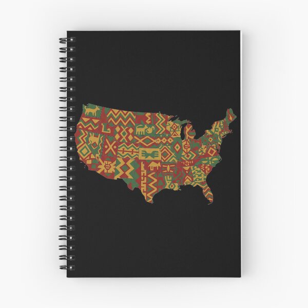 Item preview, Pan African Pattern USA Map Juneteenth Heritage designed and sold by TeNovaStudio.