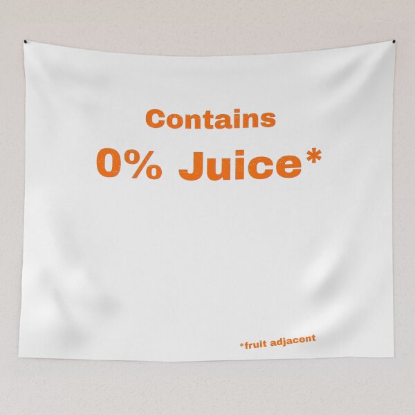 Item preview, Contains 0% Juice designed and sold by Pop, Culture and Stuff.