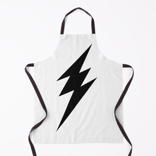 Item preview, Black Lightning Bolt Minimalist Thunderbolt Design designed and sold by NICHARTPRODUCTS.