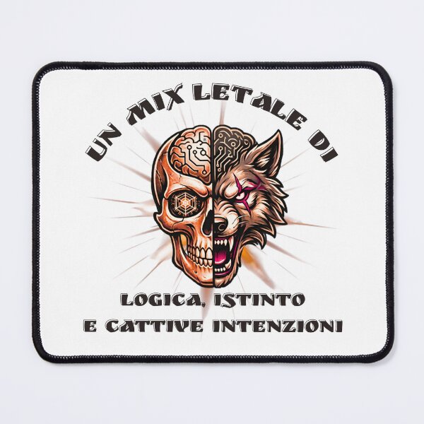 Item preview, A Lethal Mix — Logic, Instinct, and Bad Intentions designed and sold by GrafikLabbo.