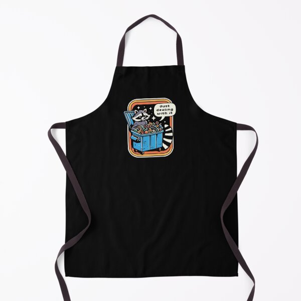 Item preview, Just Dealing With It Raccoon Funny Relatable Meme designed and sold by Scaryzz.
