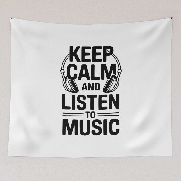 Item preview, Keep Calm and Listen to Music designed and sold by Frank Ring.