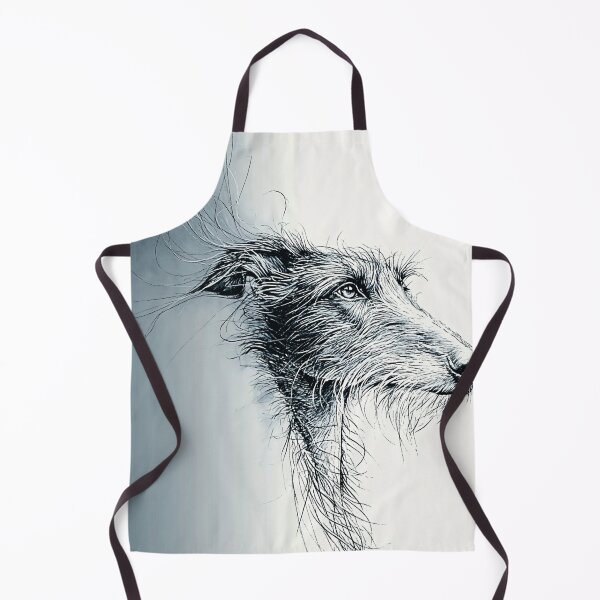 Item preview, Portrait of a scottish deerhound designed and sold by aghnadarragh.