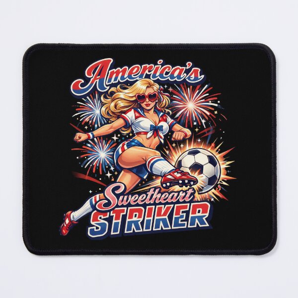 Item preview, America’s Sweetheart Striker Retro Soccer Shirt designed and sold by Prime legend .