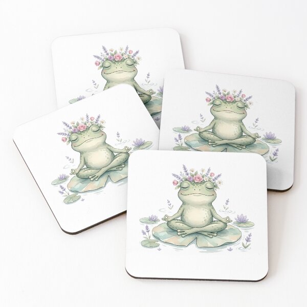 Item preview, Meditating Zen Frog designed and sold by LYZ7VANI.