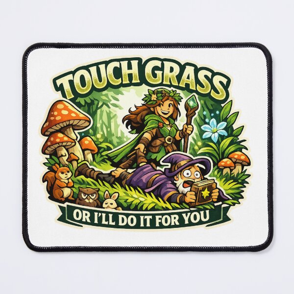 Item preview, Druid - “Touch grass or I'll do it for you" designed and sold by ESSClothing.